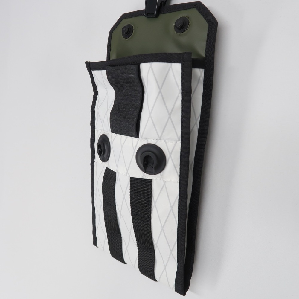 Orbitgear MODF12 Mag WH Pouch White Grid X Pac Waterproof Techwear Modular - Picture 8 of 11